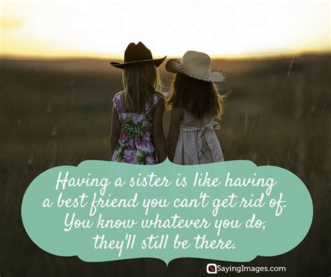 Sister says .